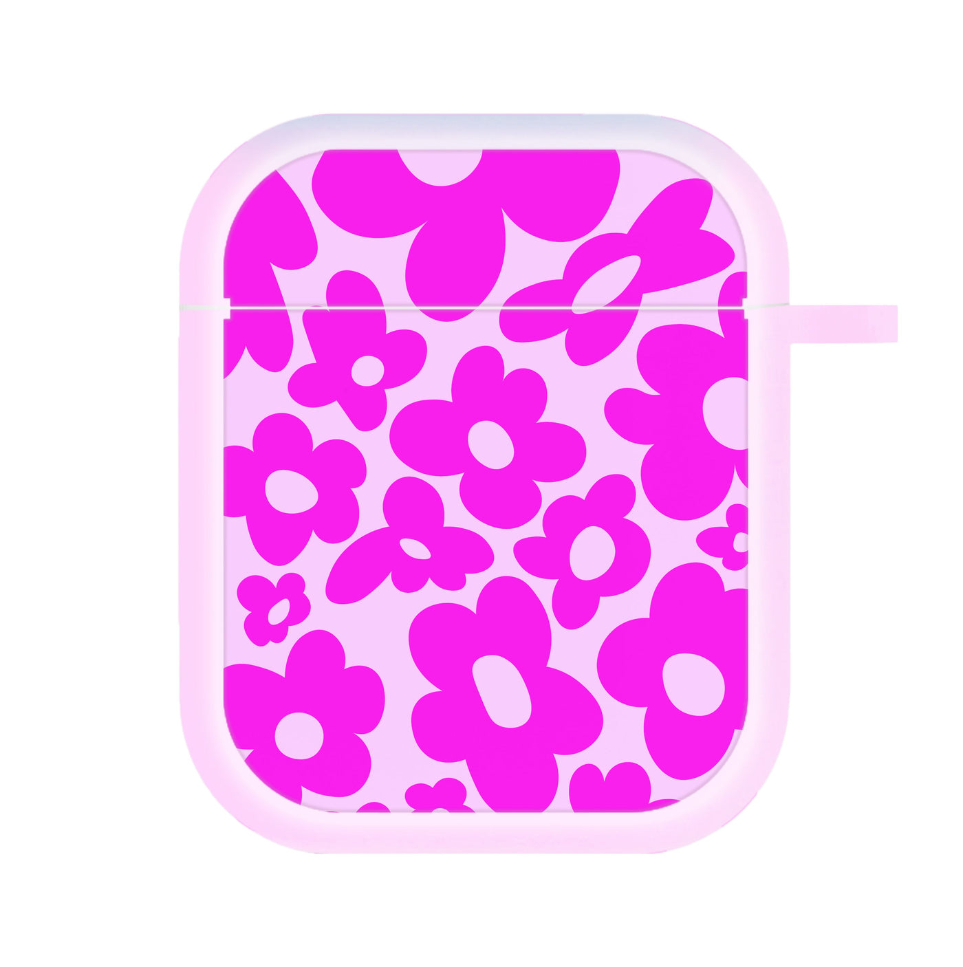Pink Flowers - Trippy Patterns AirPods Case