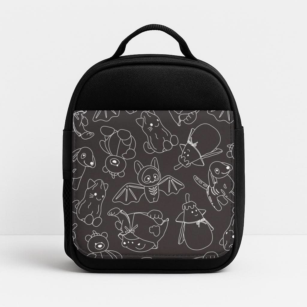 Halloween Plushies Pattern II - Halloween Lunchbox