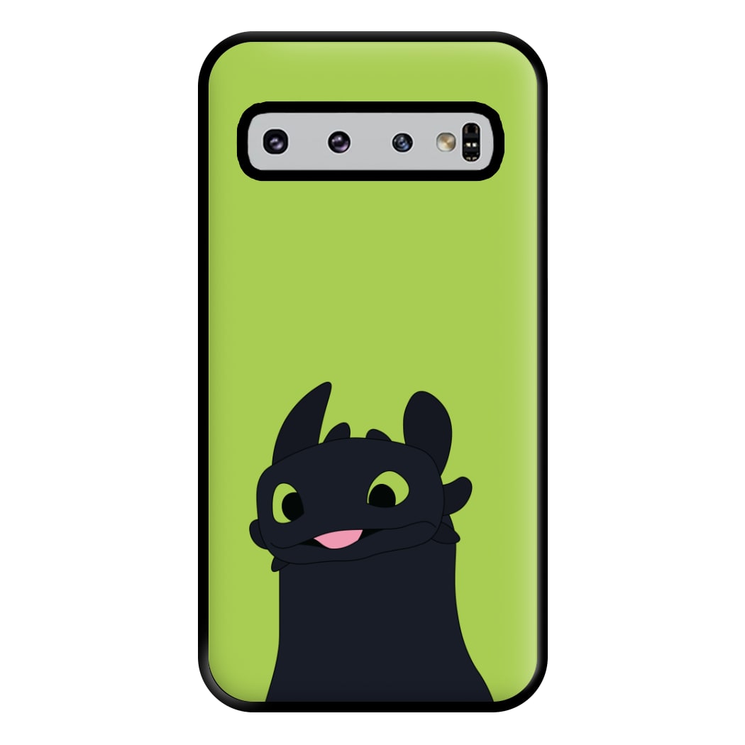 Black Fury Dragon Galaxy S10 Plus Case