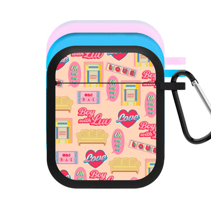 K-Pop Band Icon Pattern AirPods Case