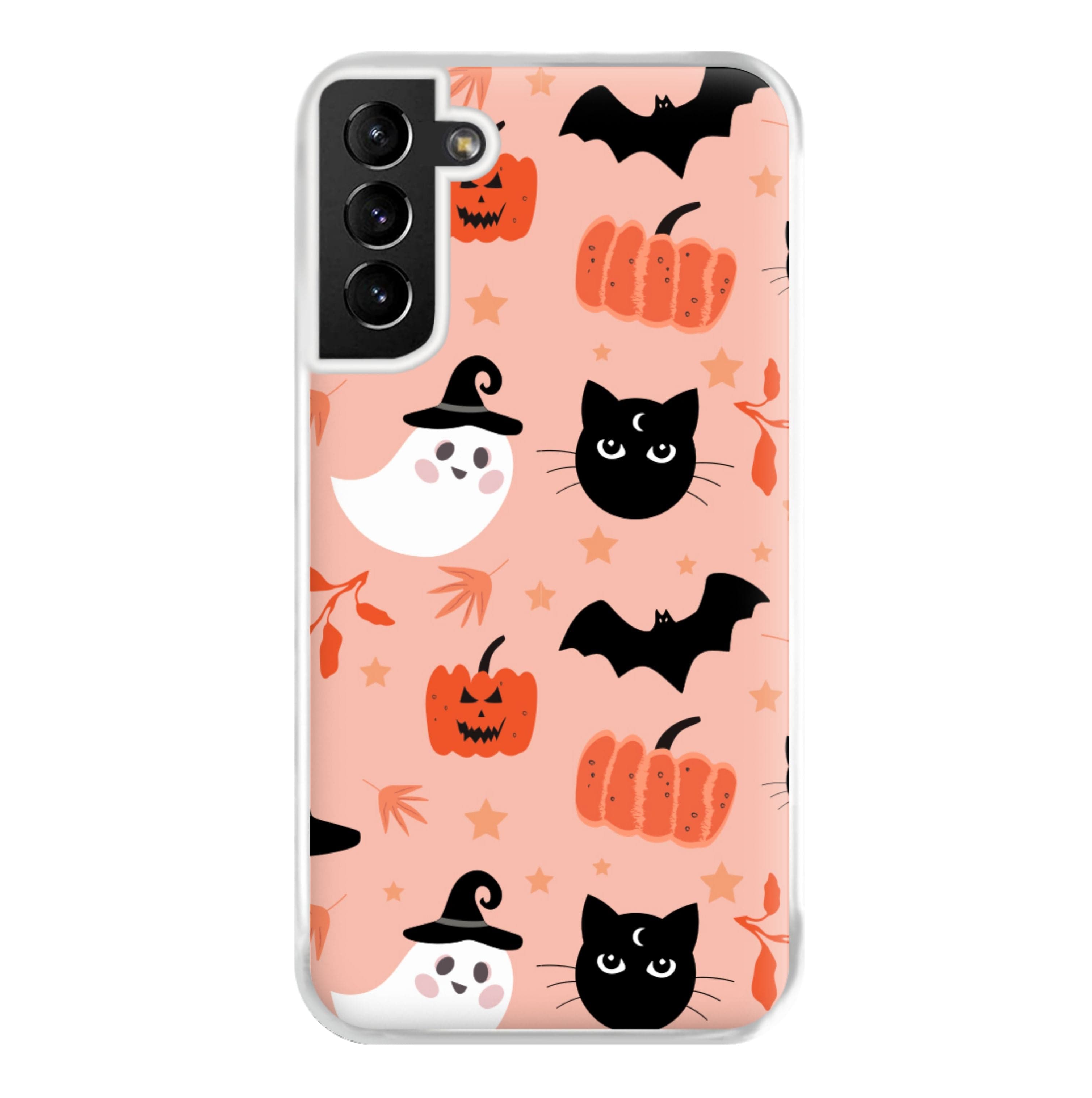 Pretty Pink Halloween Pattern Phone Case