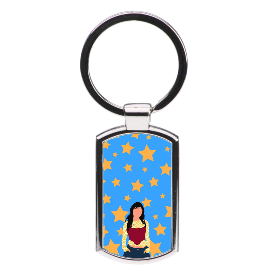 Gold Stars Luxury Keyring