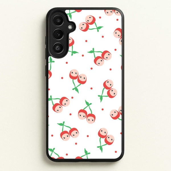Cherry Angels Pattern Galaxy A36 Case