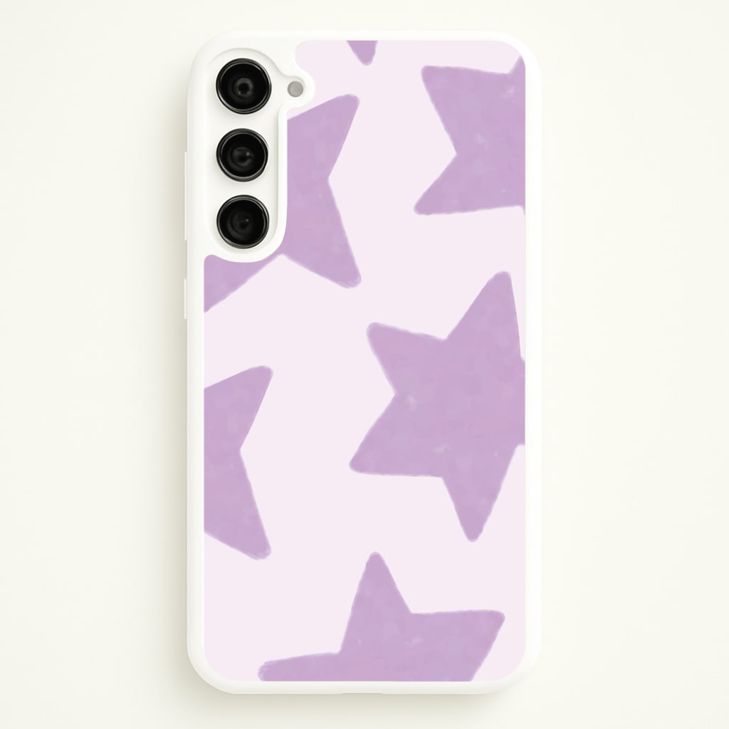 Lilac Stars Galaxy S23 Plus Case