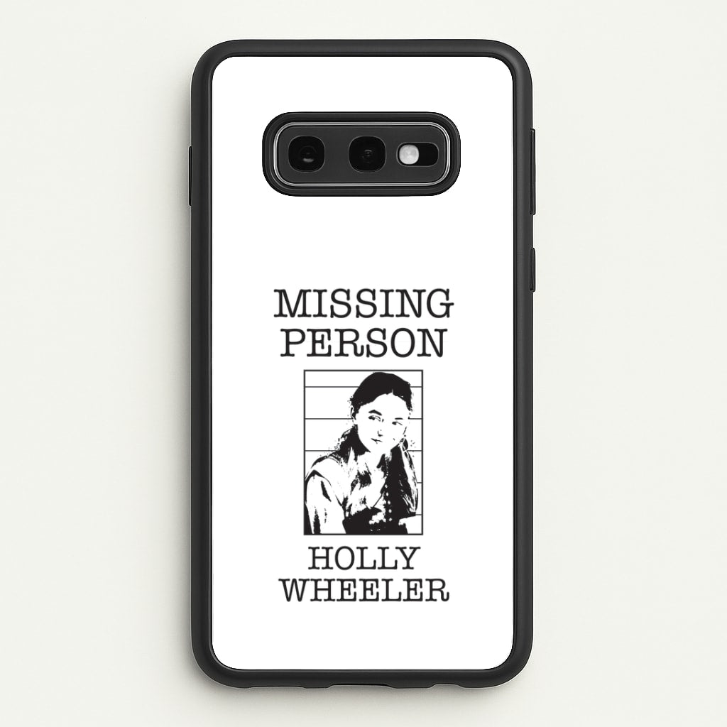 Missing Person Holly Galaxy S10e Case
