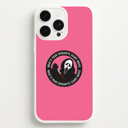 What's Your Favourite Scary Movie Badge iPhone 13 Pro Max Case