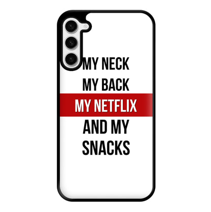 My Netflix & My Snacks Phone Case