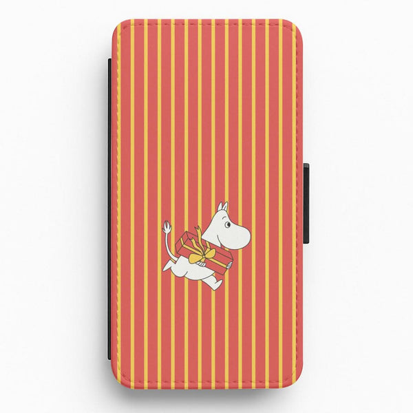 Red Present Moom Flip / Wallet Phone Case