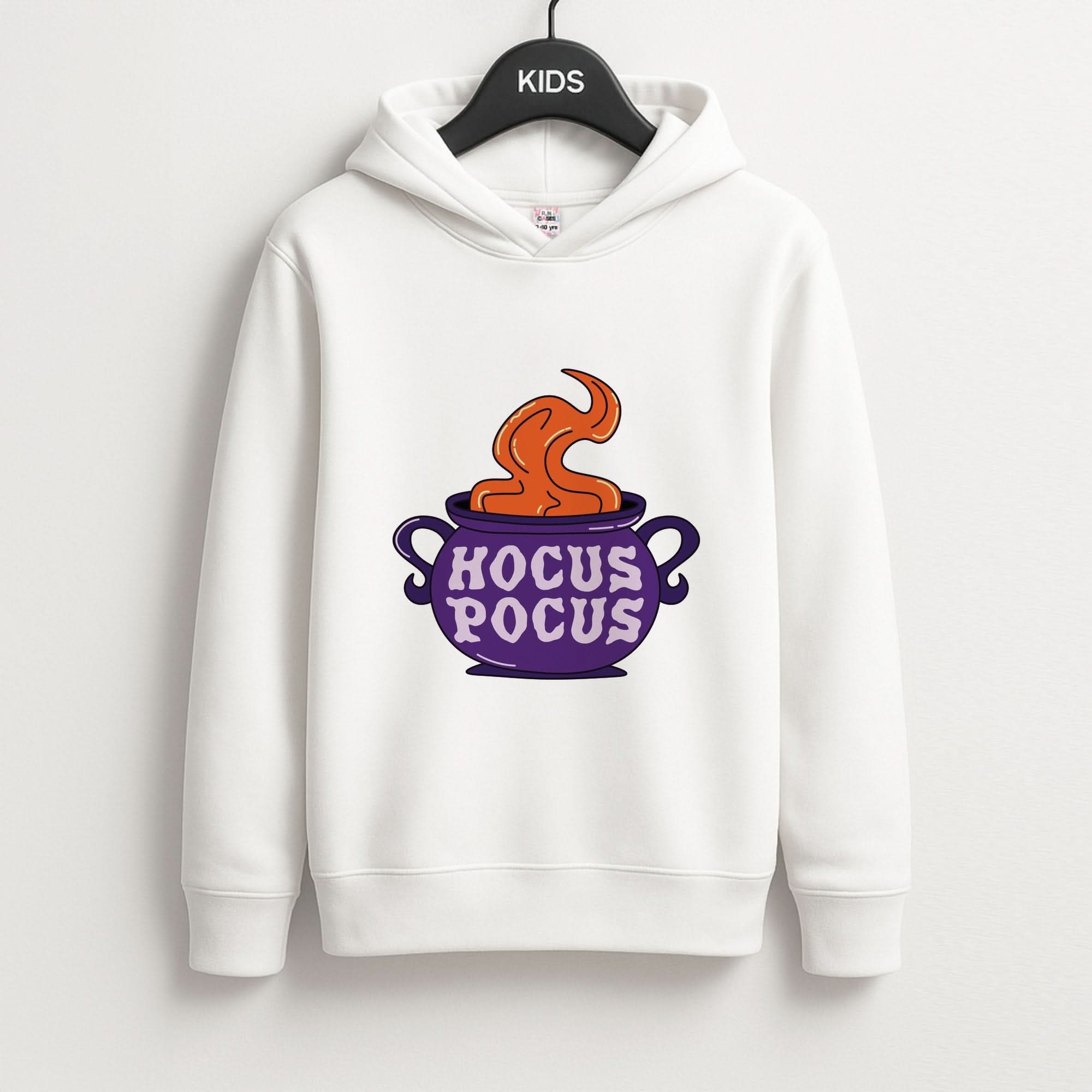 Hocus Pocus Cauldron Kids Hoodie