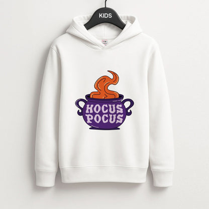 Hocus Pocus Cauldron Kids Hoodie