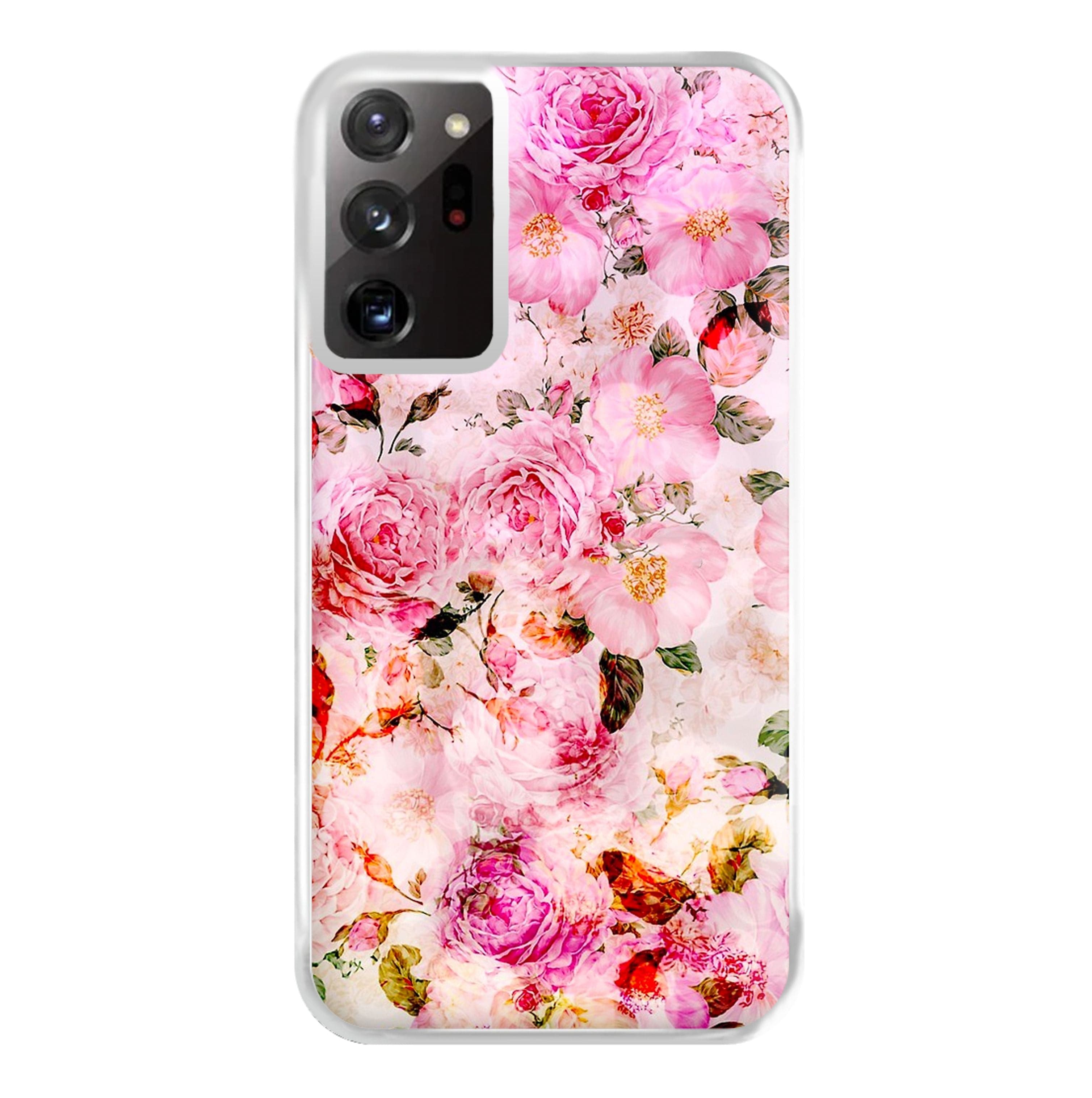 Pretty Pink Chic Floral Pattern Phone Case