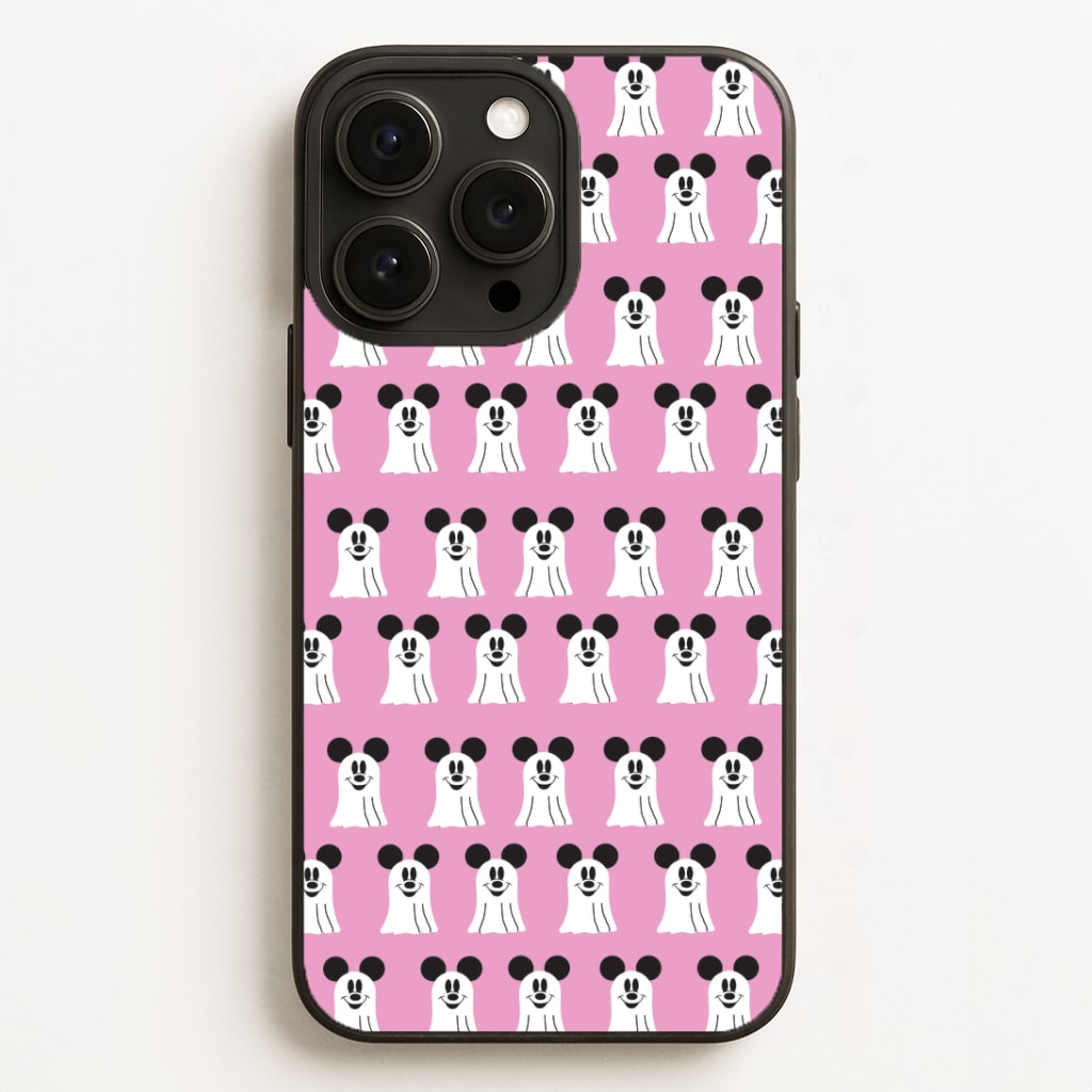 Mouse Ghost Pattern Halloween Phone Case for iPhone, Samsung Galaxy and Google Pixel