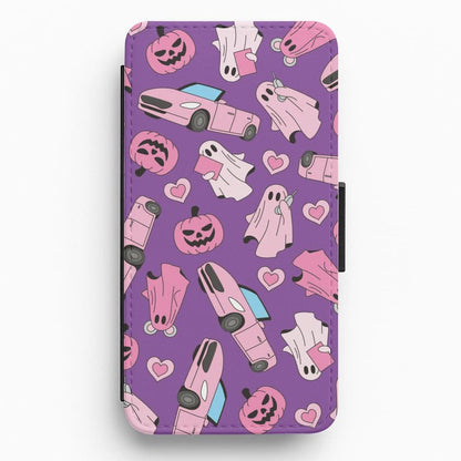 Mean Ghouls Props Pattern Flip / Wallet Phone Case