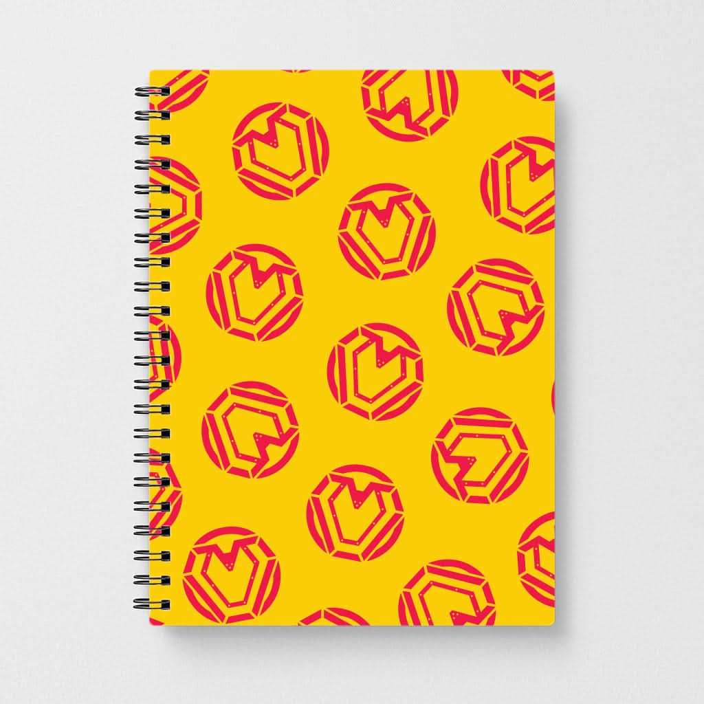 Metal Heart Pattern Notebook