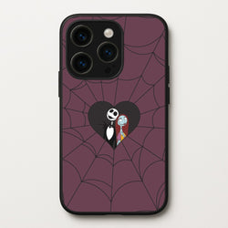 J And S Cobweb Heart iPhone 15 Pro Case