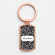Personalised School Notebook Luxury Keyring 4