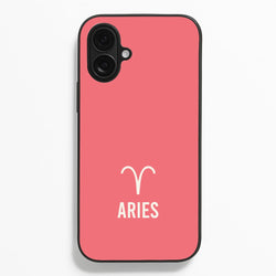 Aries Pastel Zodiac iPhone 16 Plus Case