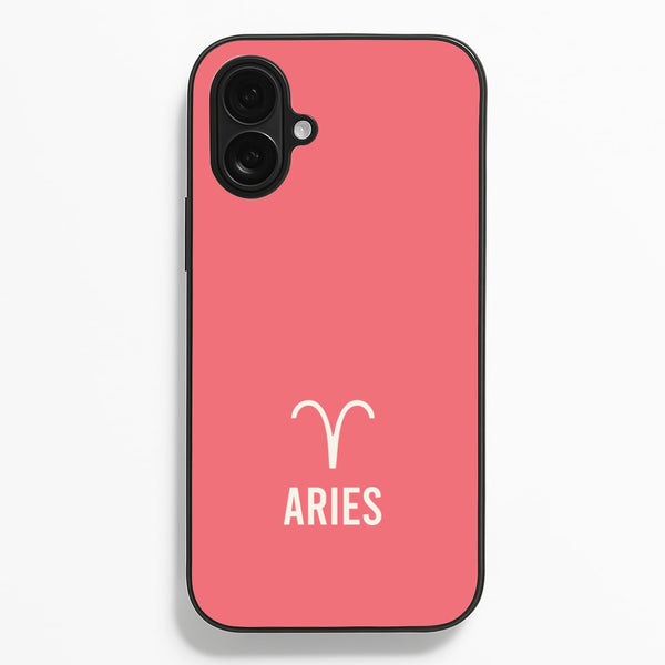 Aries Pastel Zodiac iPhone 16 Plus Case