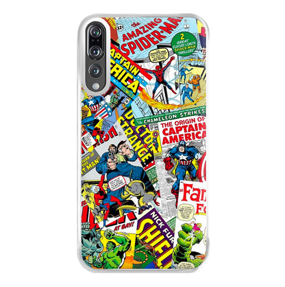 Superhero Comic Comics Pattern Phone Case