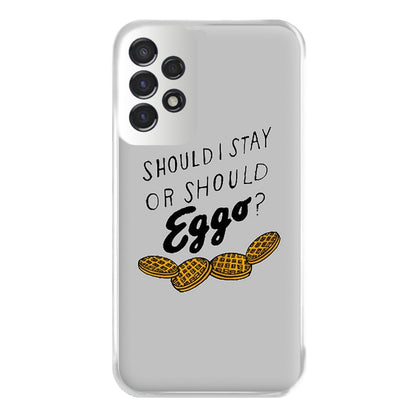 Should I Stay Or Should I Eggo Phone Case