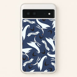 Skeleton Dog And Bats Pattern Google Pixel 7 Case