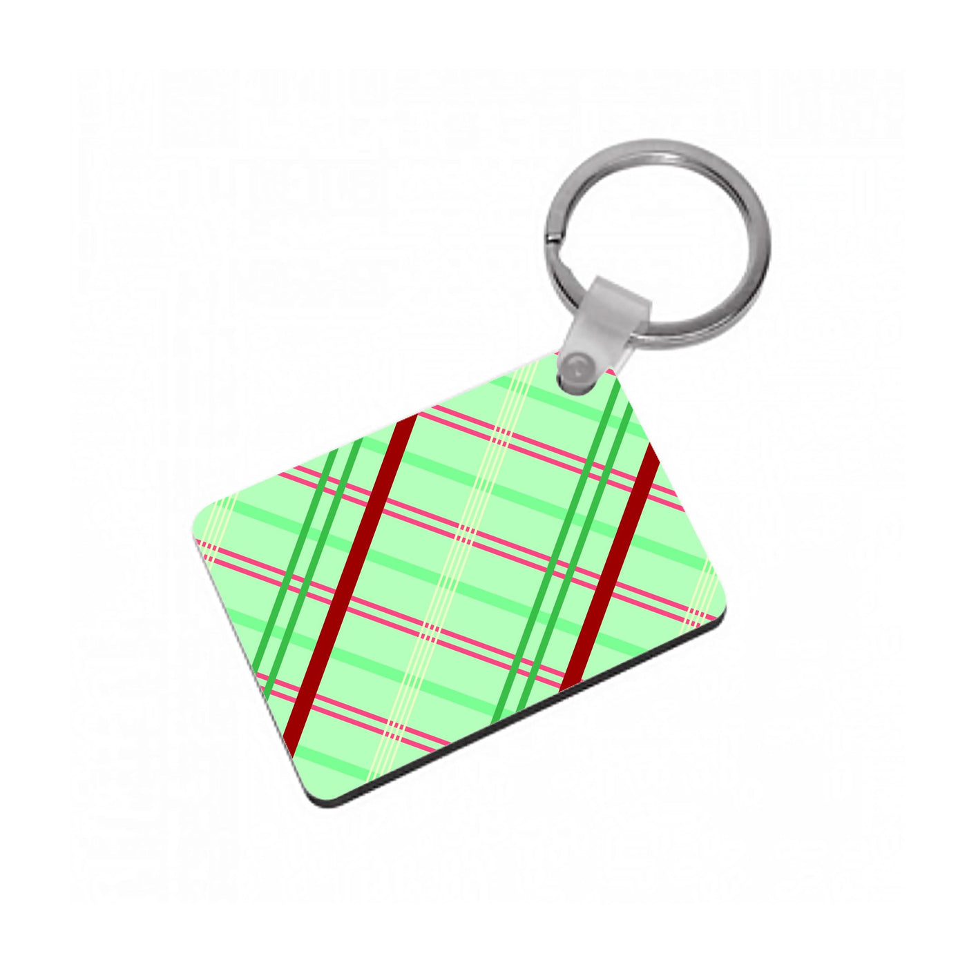 Christmas Pattern 1 Keyring