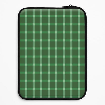 Dark Green Tartan Christmas Pattern Universal Laptop Sleeve