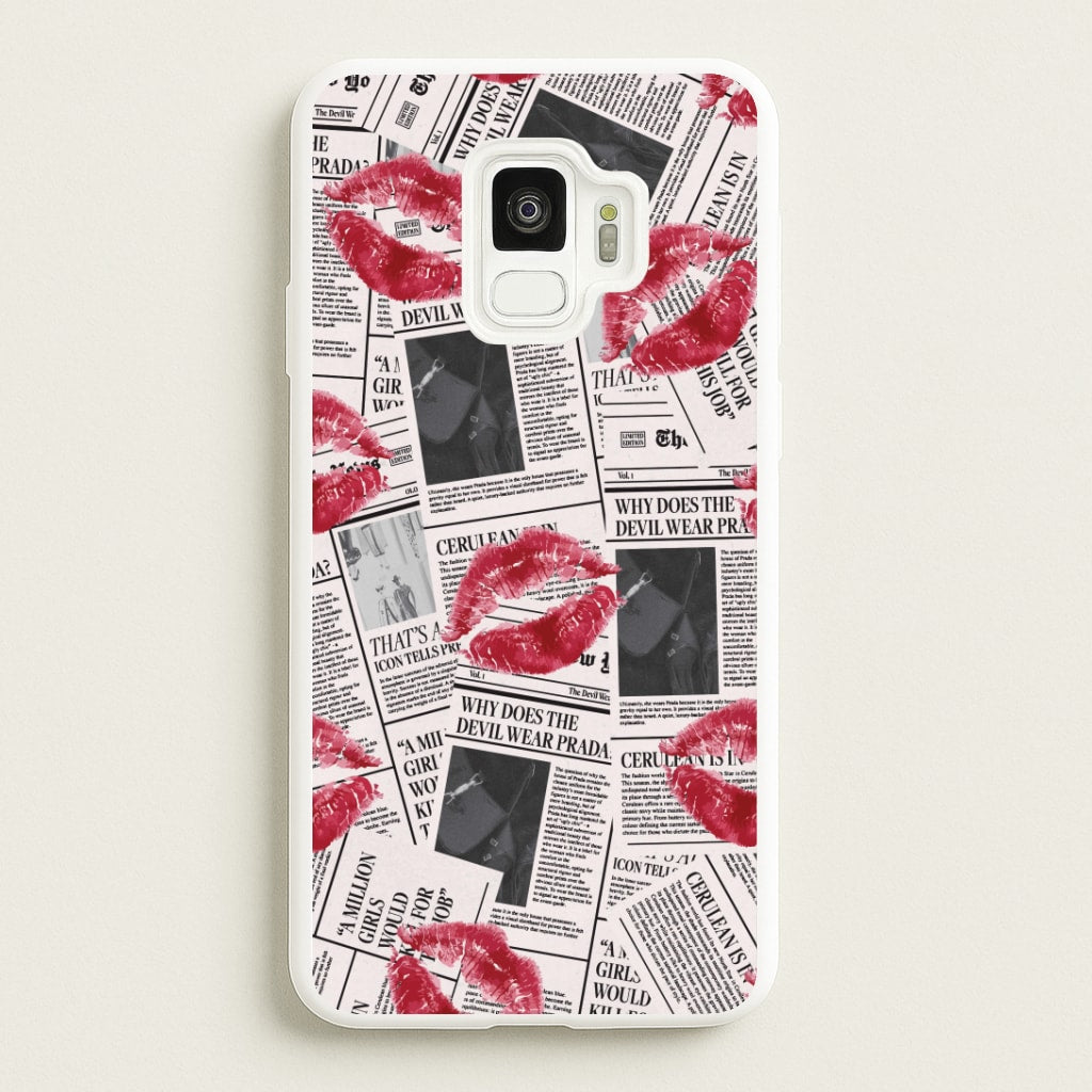 Front Page Kisses Galaxy S9 Case