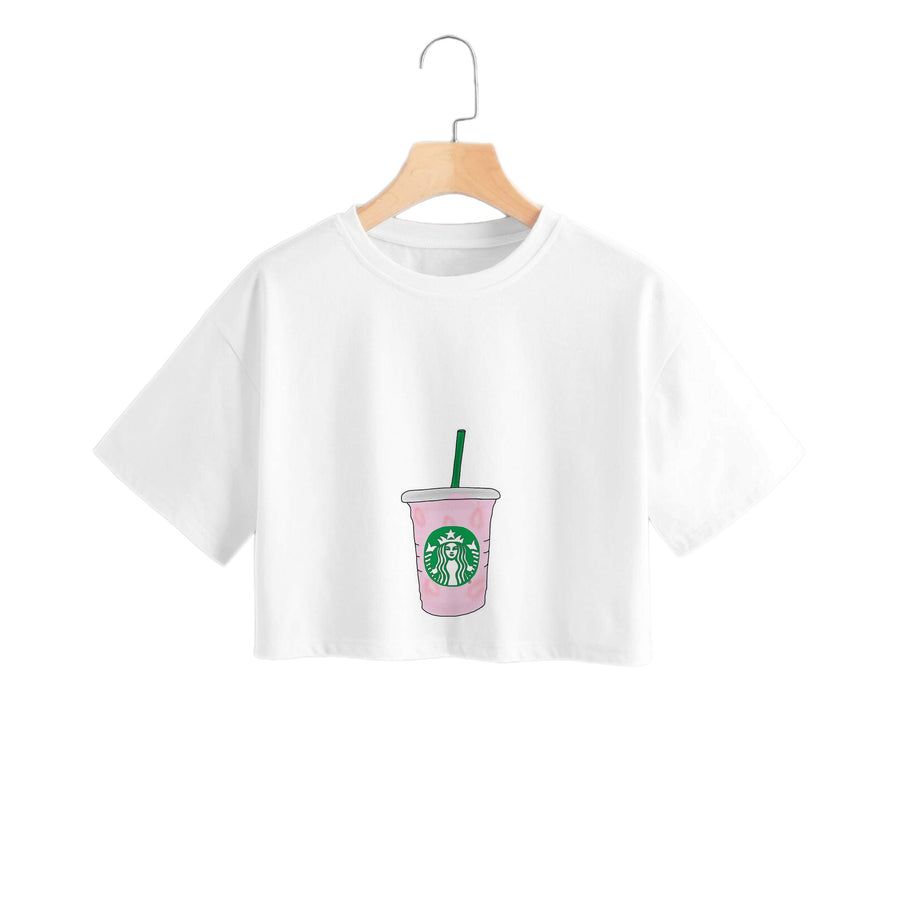 Starbuck Pinkity Drinkity - James Charles Crop Top