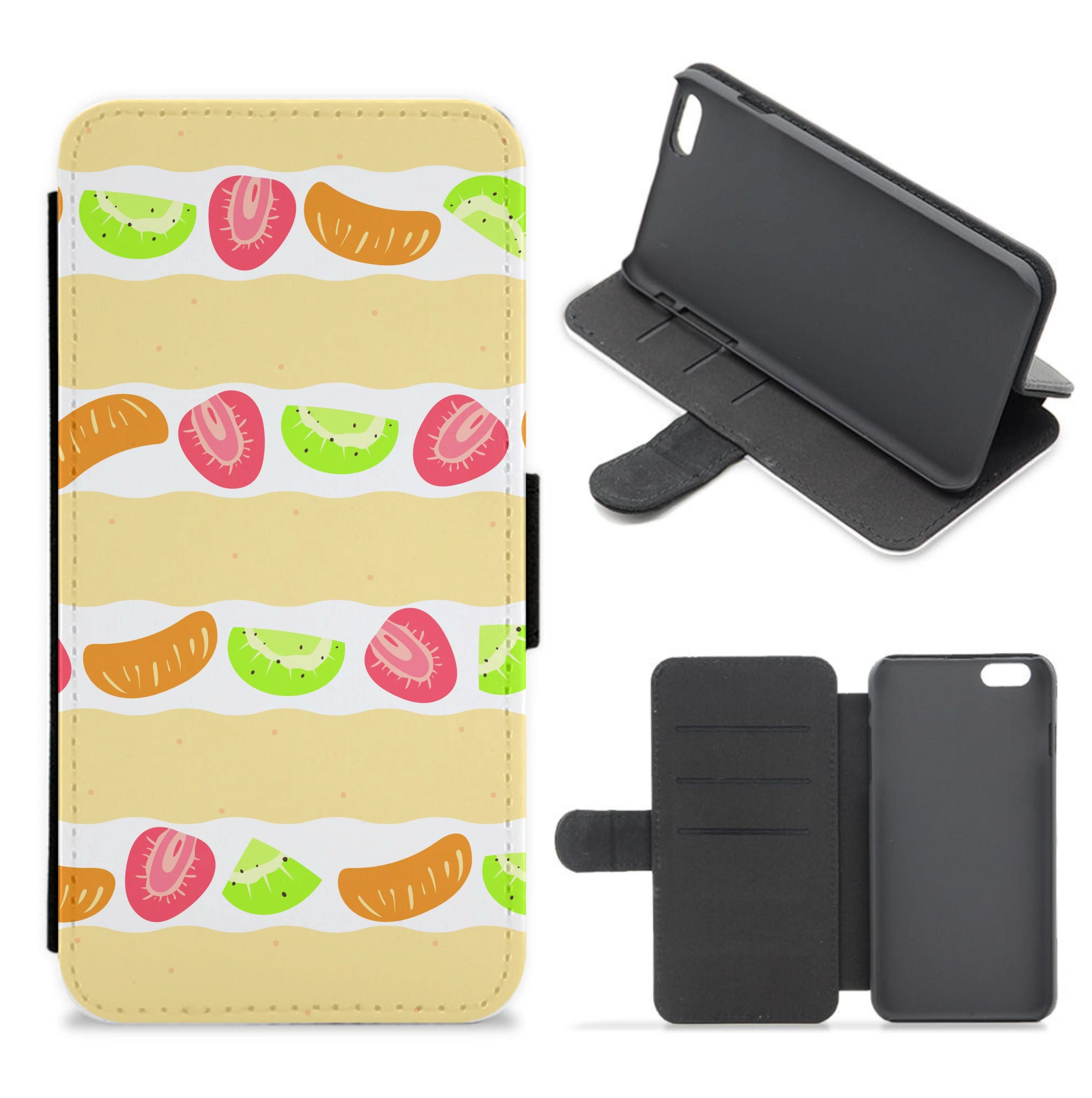 Fruit Sando Pattern Flip / Wallet Phone Case