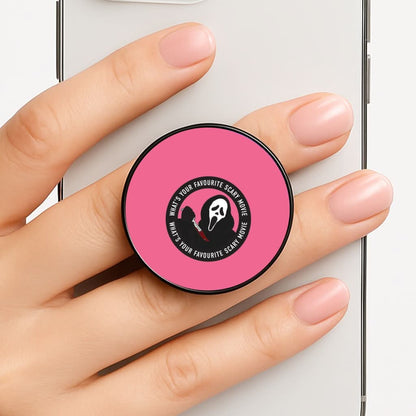 What's Your Favourite Scary Movie Badge Phone Grip