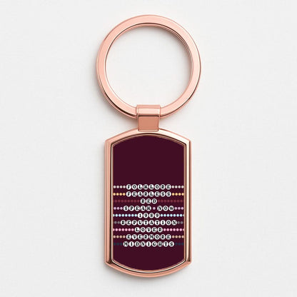 Concert Bracelets  Rose Gold Keyring