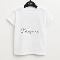 The Boy Is Mine Kids T-Shirt