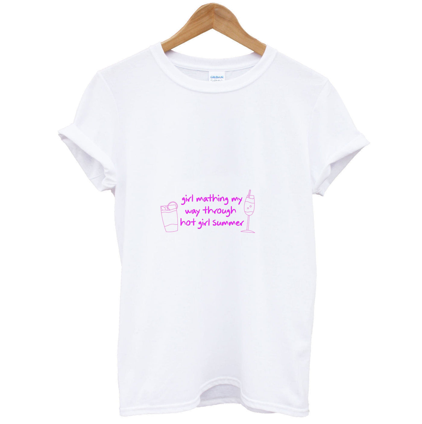 Girl Mathing - Summer T-Shirt