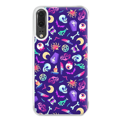 Horroriffic Halloween Pattern Phone Case