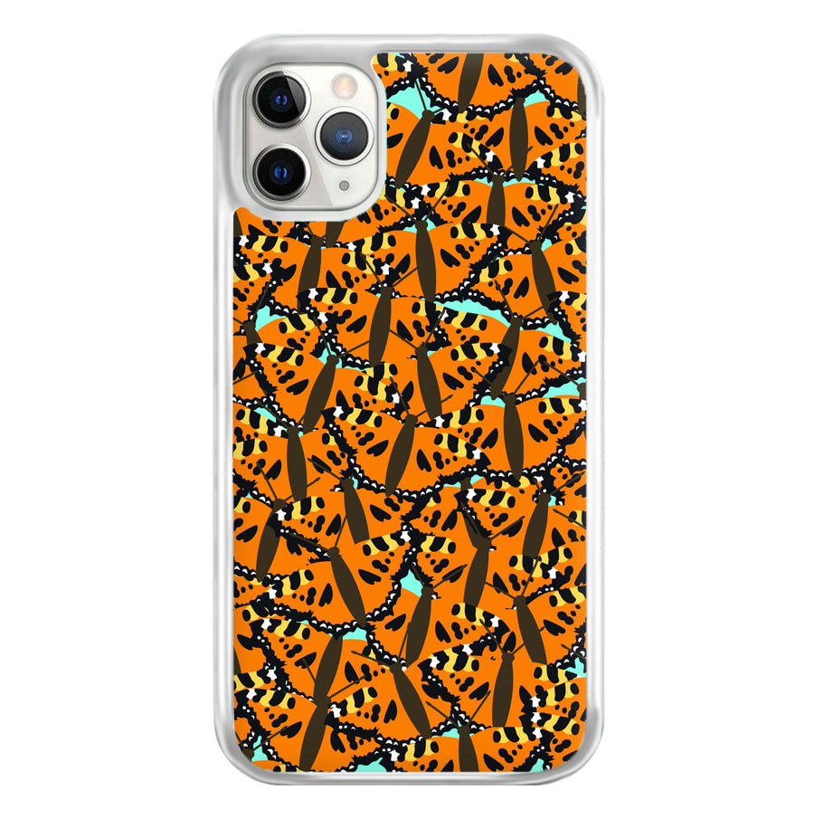 Orange Butterfly - Butterfly Patterns Phone Case