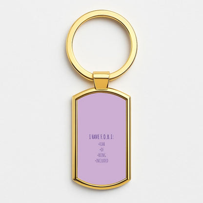 F.O.B.I Gold Keyring