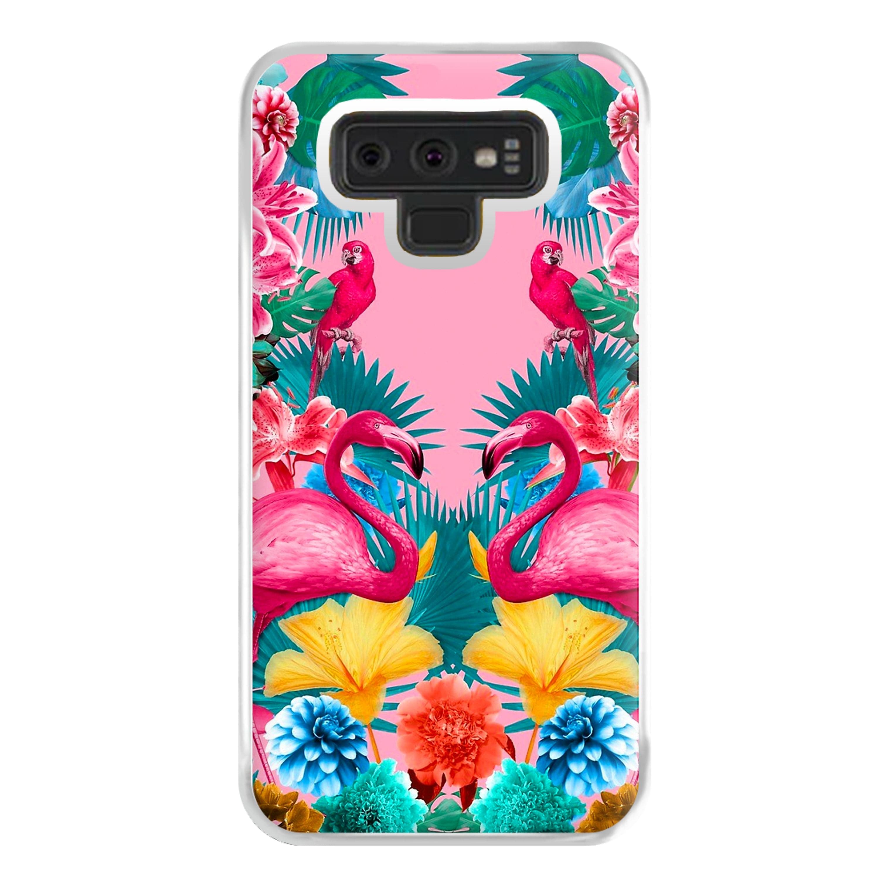 Flamingo and Tropical garden Phone Case