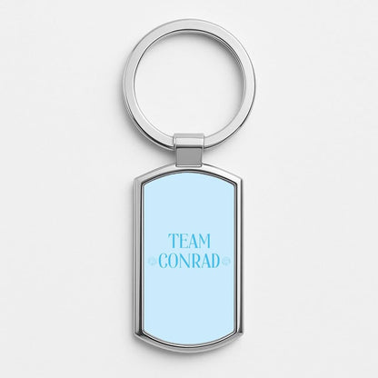 Seashells Team Conrad Silver Metal Keyring