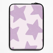 Lilac Stars Laptop Sleeve 1