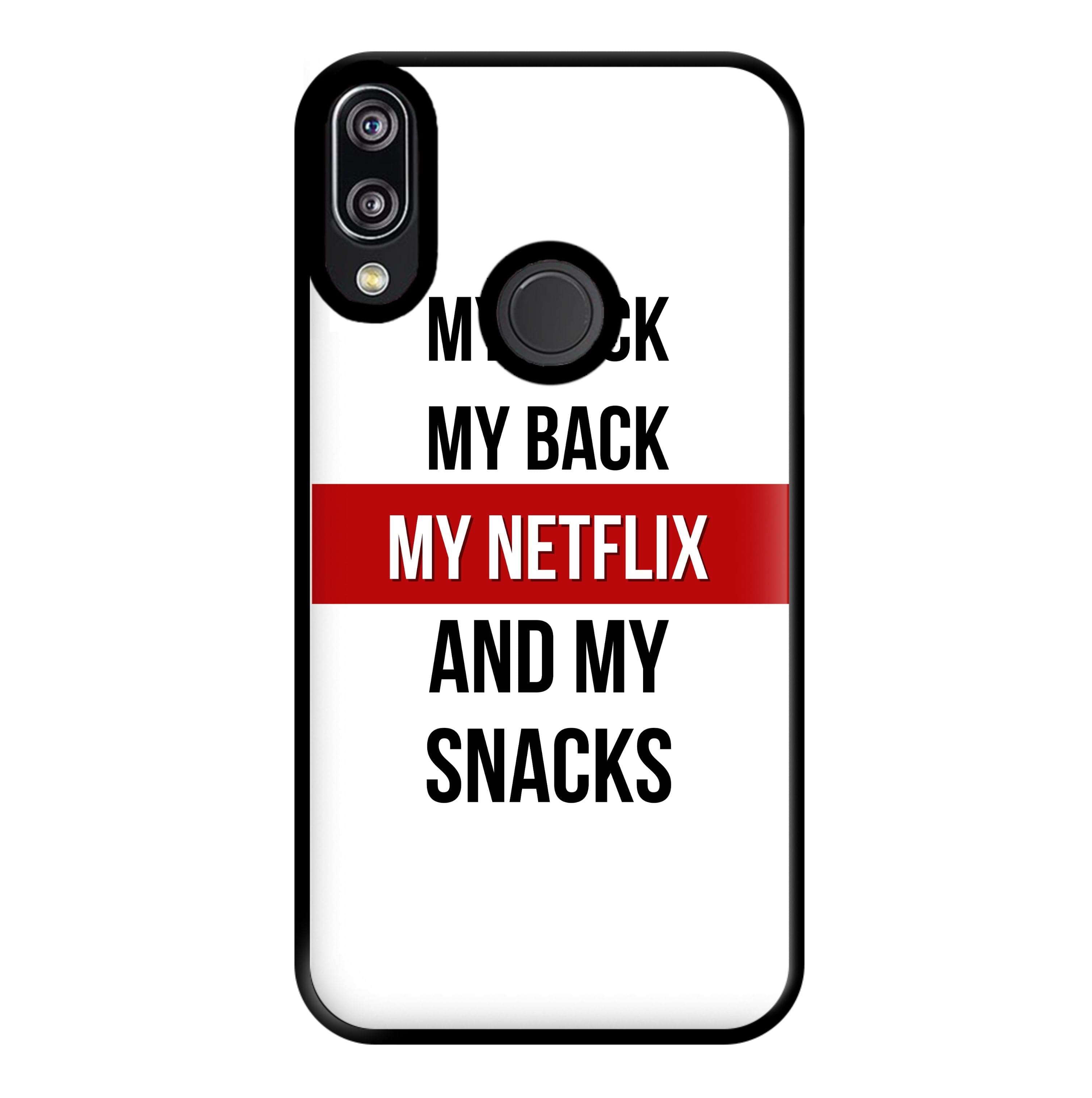 My Netflix & My Snacks Phone Case