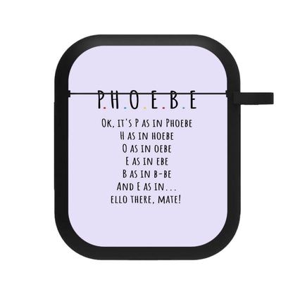 Spelling Phoebe AirPods Case