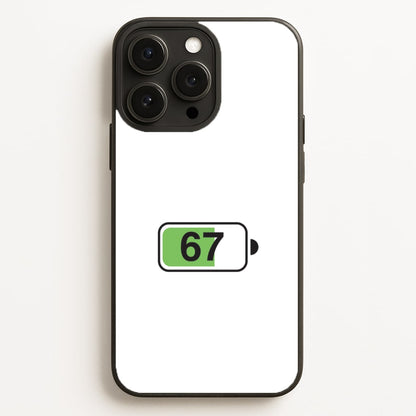6 7 Battery iPhone 16 Pro Case