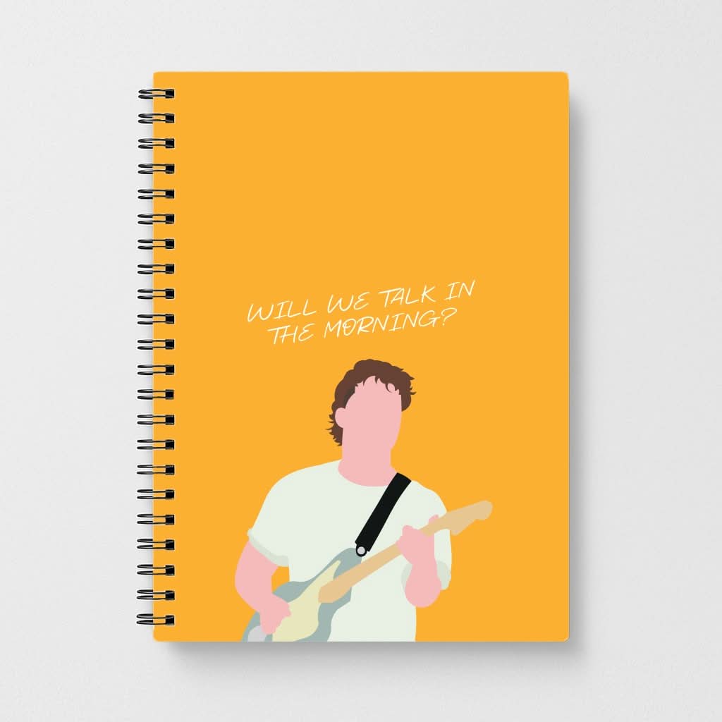 Will We Talk In The Morning Yellow Notebook