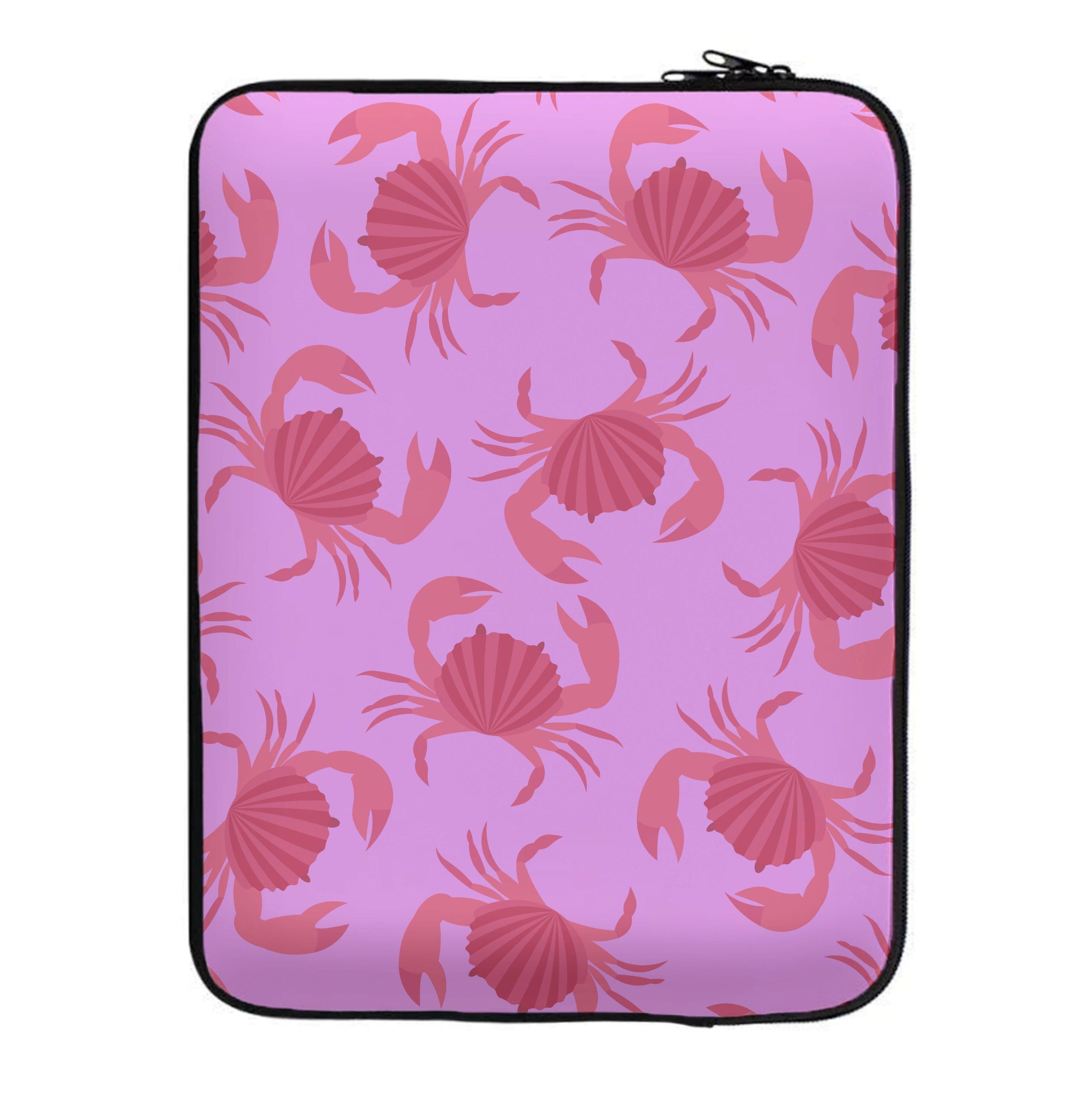 Crab Pattern - Sealife Laptop Sleeve