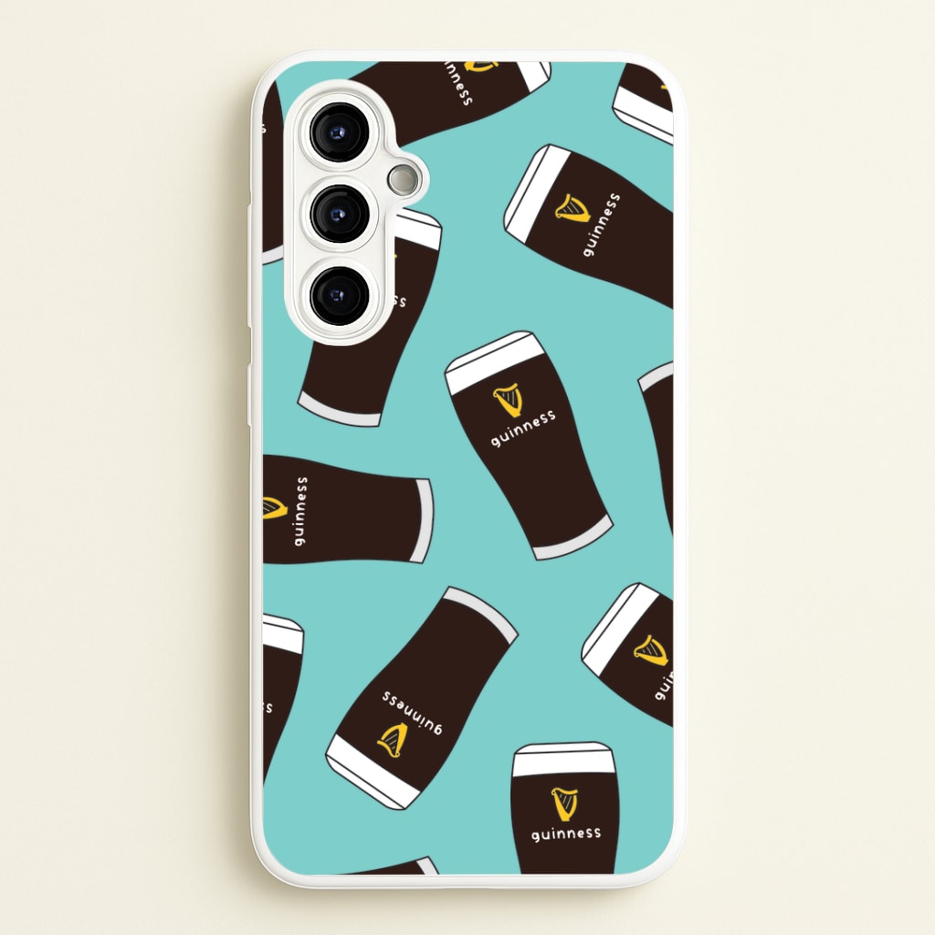 Stout Pint Pattern Galaxy A54 Case