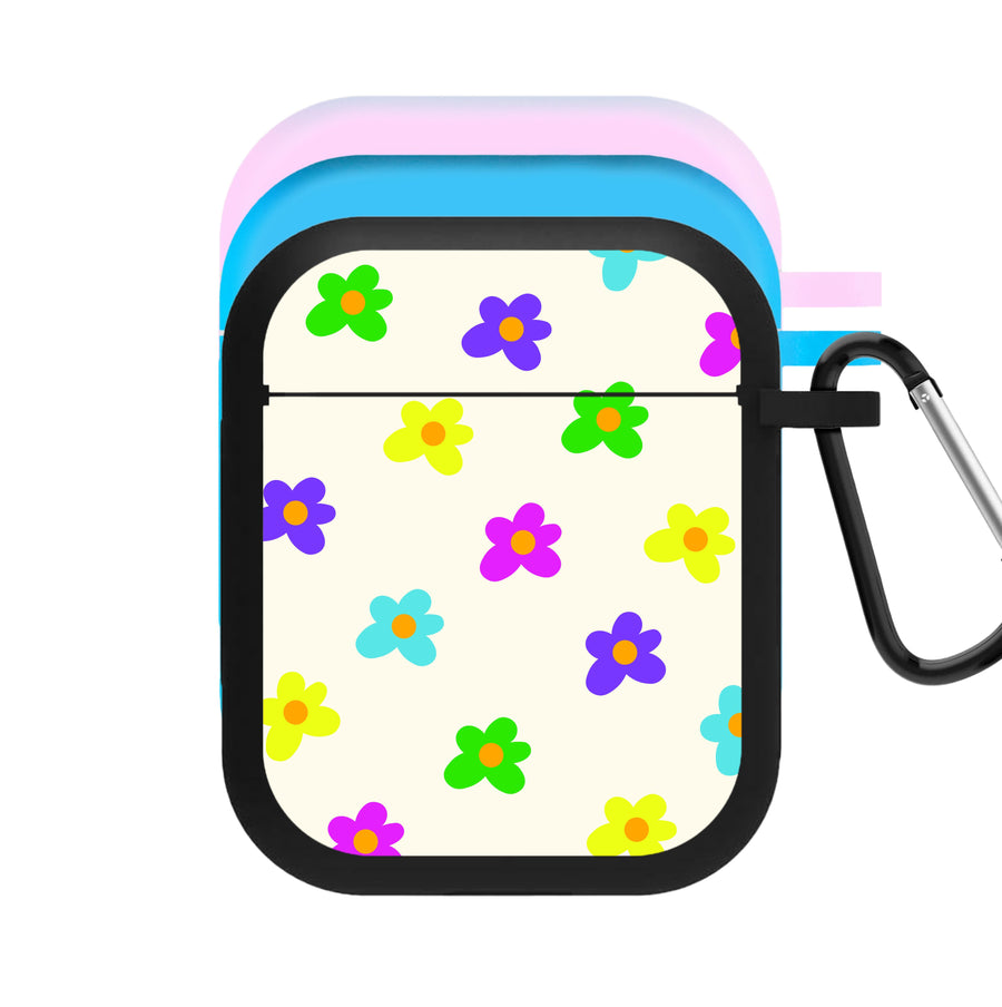 Cute Flower Pattern - Floral AirPods Case