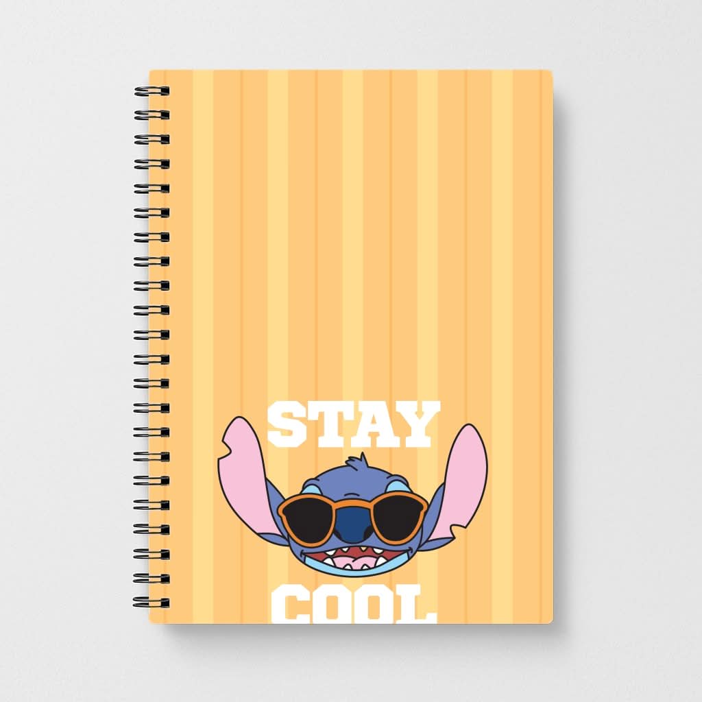 Stay Cool Blue Alien Notebook