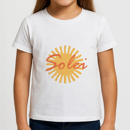 Abstract Sun Solei Girls T-Shirt
