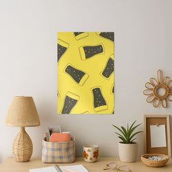 Pint Pattern Art Print